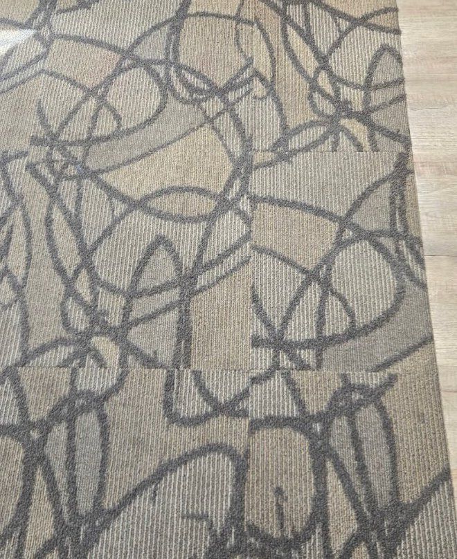 Patterned carpet, after