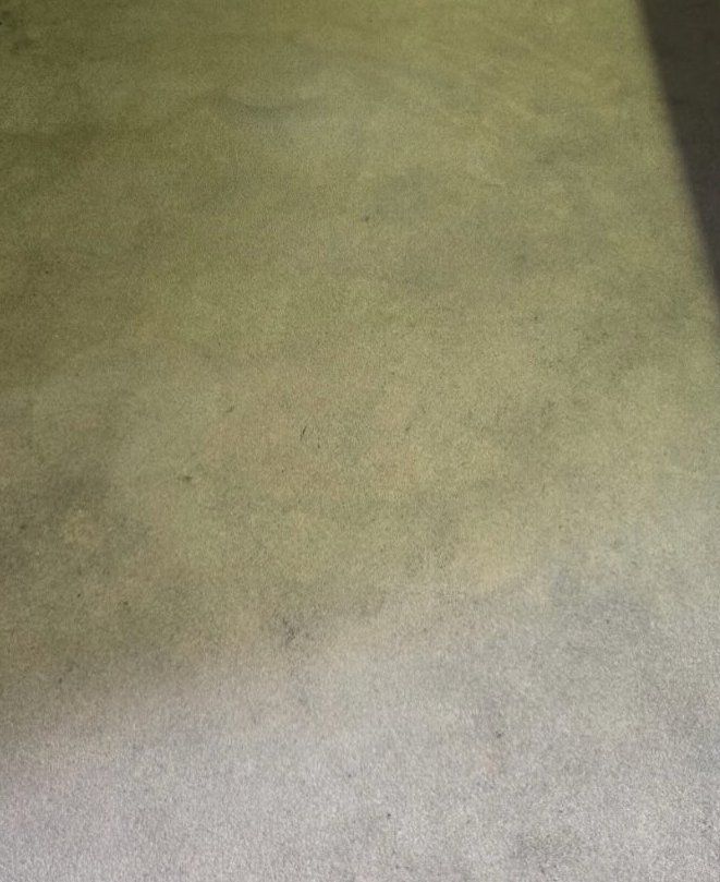 Concrete floor, after