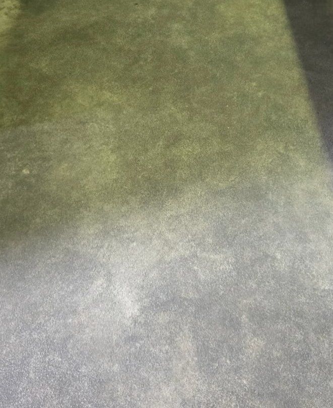 Concrete floor, before