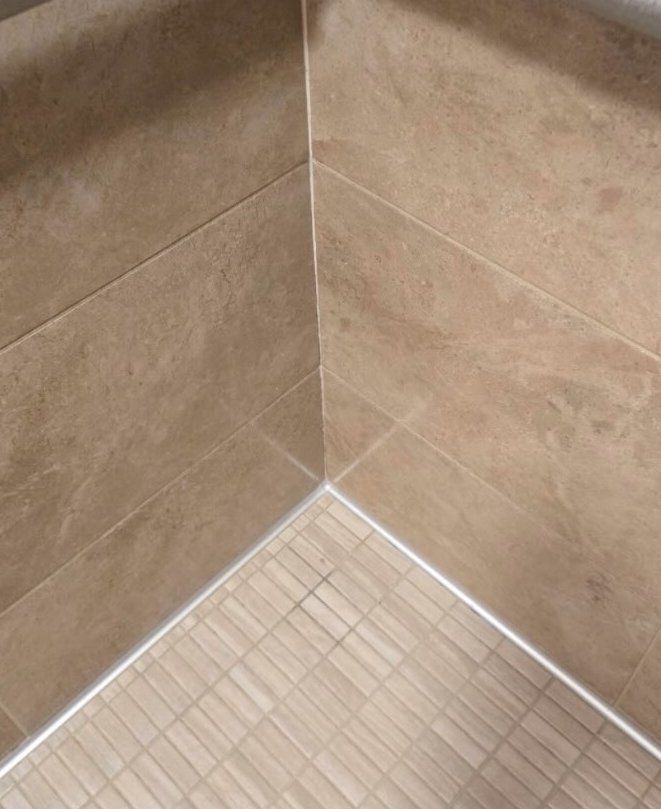 Shower corner, after