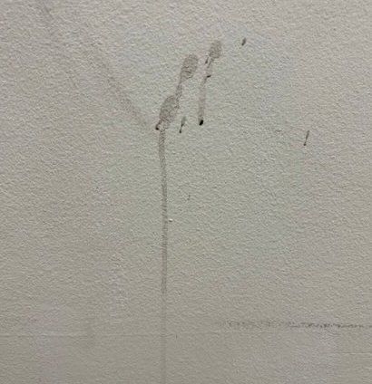 Scuffed wall, before
