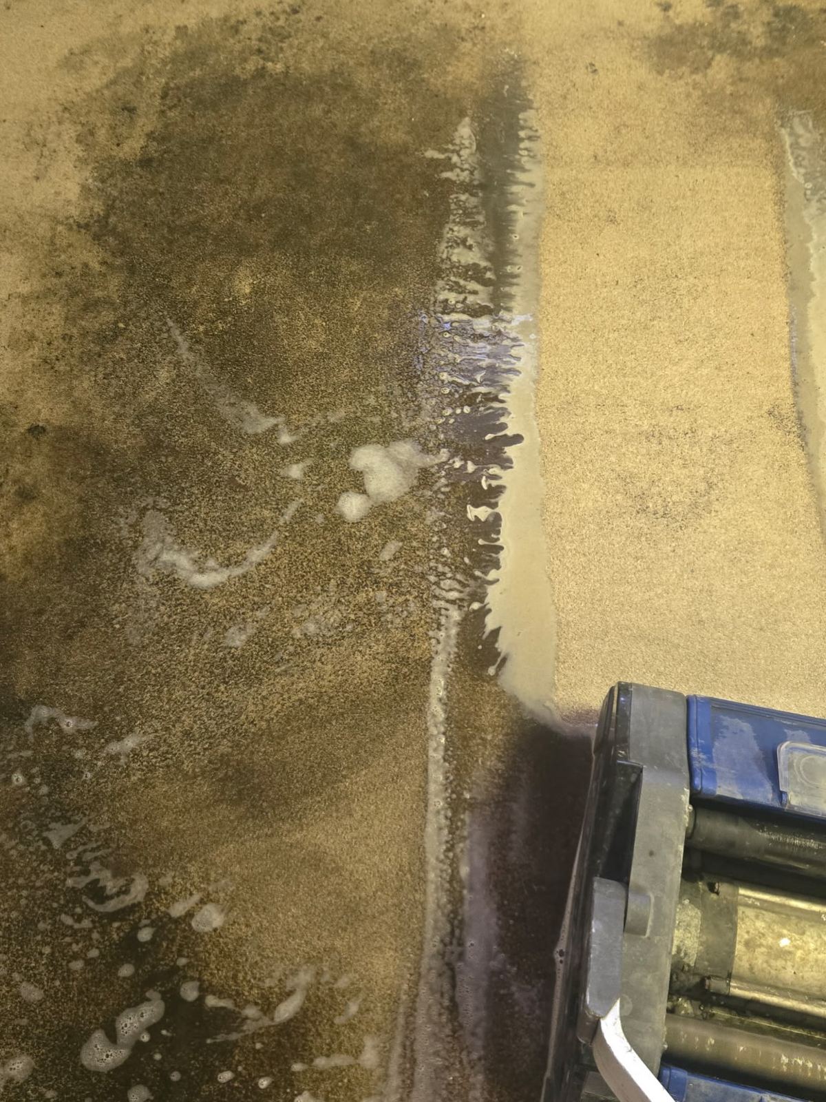 Break-room hard-floor auto-scrub